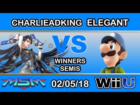 MSM 132 - LH | Charliedaking (Bayonetta) Vs. BSD | Elegant (Luigi) Winners Semis - Smash 4