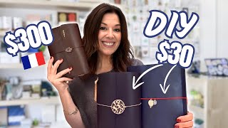 Make Your Own $300 Paris Notebook for $30 Louise Carmen Luxury Notebook Hack