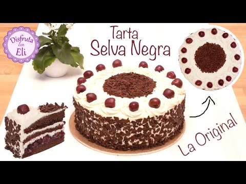 Así hacen la Tarta Selva Negra en Alemania! / Pastel selva negra (Black Forest Cake)