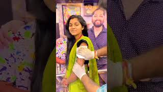 Butterfly Tattoo On Bicep Girl 😻🫰 #shots #girl #butterflytattoo #tattooartist