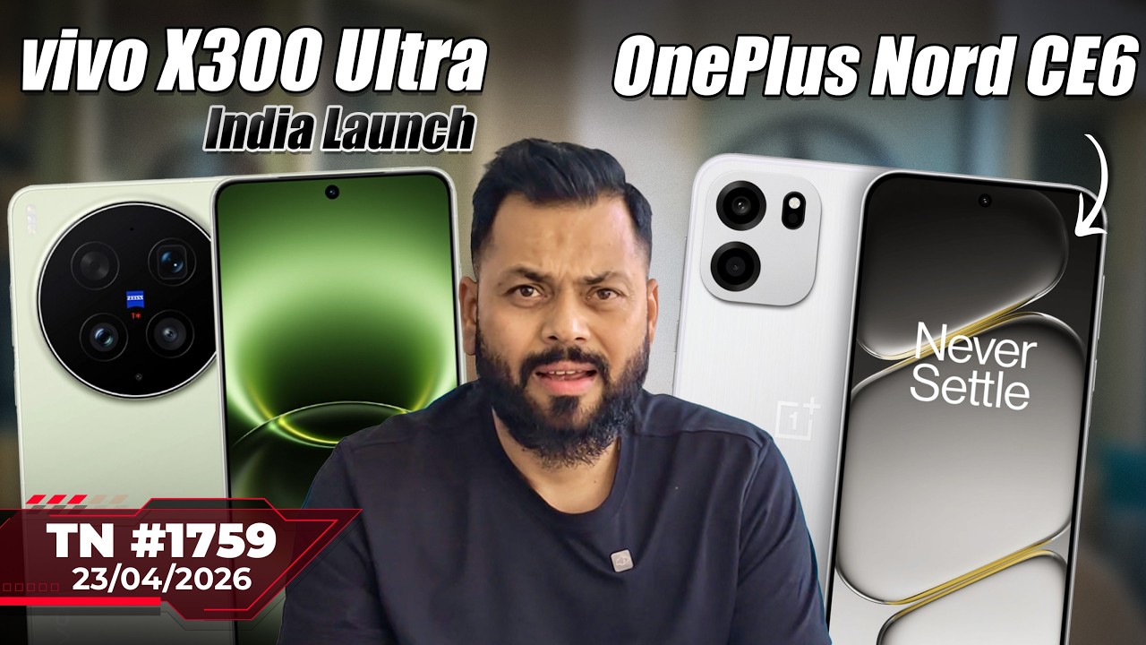 Bye Tim Cook,vivo X300 Ultra India Launch,OnePlus Nord CE6,Google x Siri,OnePlus 16 Coming?-#TTN1759