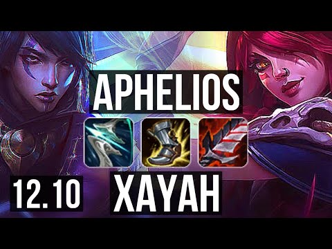 APHELIOS & Karma vs XAYAH & Renata Glasc (ADC) | Rank 5 Aphelios, 11/3/6 | KR Challenger | 12.10