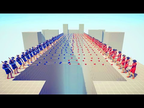 50X BALLOON ARCHERS VS 50X EVERY RANGERD UNITS | TABS - Totally Accurate Battle Simulator