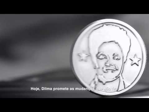 Comercial da campanha de Aécio Neves para presidente (Faces da mesma moeda - 25/09/2014)
