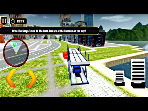 US Police Car Transporter: Cruise Truck Simulator - Crazy Car Transporter Game - Part-5