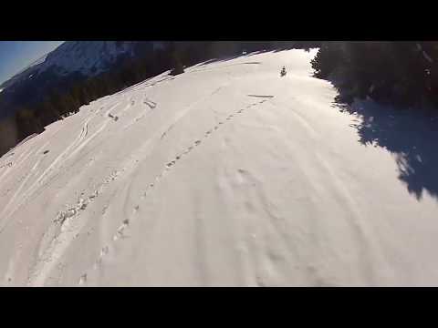 Red Lady (Mt Emmons) Crested Butte splitboard ride