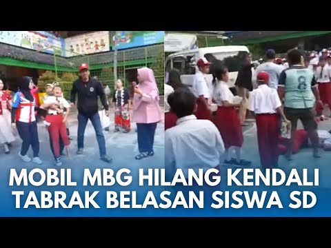 DETIK-DETIK MENCEKAM! Mobil Pembawa MBG Tabrak Barisan Siswa dan Guru SDN 01 Kalibaru Cilincing