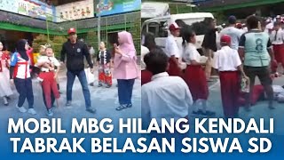 Download lagu DETIK-DETIK MENCEKAM! Mobil Pembawa MBG Tabrak Barisan Siswa dan Guru SDN 01 Kalibaru Cilincing mp3