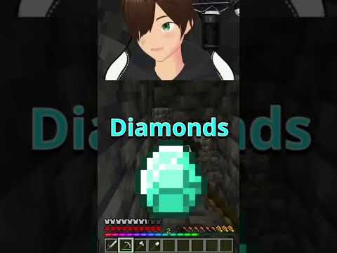 Synthesize - How many diamonds can you get with 3 pickaxes #shorts #minecraft #gaming #vtuber #twitch