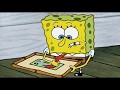 SpongeBob Attempts To Rub Of The Pernemant Paint Of Mr Krabs First Dollar With His Tie