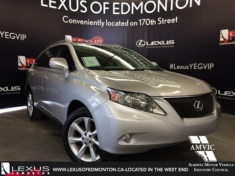 Used Silver 2010 Lexus RX 350 AWD Ultra Premium In Depth Review | Ponoka Alberta