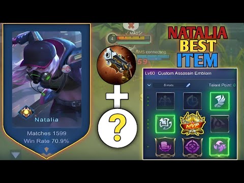 NATALIA BEST ONE SHOT BUILD | TOP GLOBAL NATALIA BUILD | MLBB