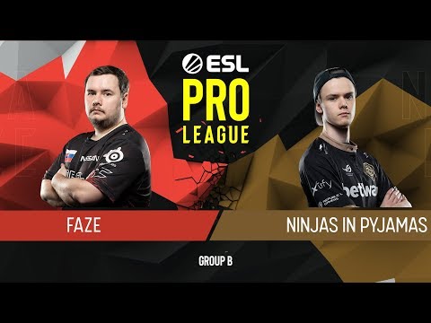 CS:GO - FaZe vs. NiP [Dust2] Map 2 - Group B - ESL Pro League Season 9 Europe