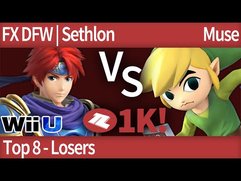 TLOC $1K Smash 4 - FX DFW | Sethlon (Roy) vs Muse (Toon Link) - Top 8 - Losers