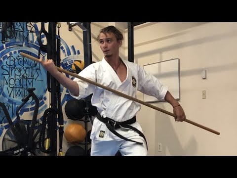 Sūji No Kon ( Shushi No Kon ) - Yamanni-ryu Bo Kata / 周氏の棍 - 山根流 棒 形