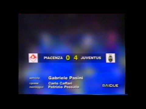 Piacenza - Juventus 0-4 (10.09.1995) 2a Andata Serie A.