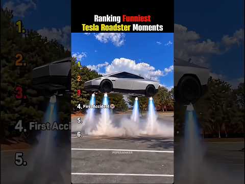 ranking funniest tesla roadster moments #usa