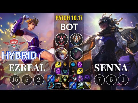 APK HyBrid Ezreal vs Senna Bot - KR Patch 10.17