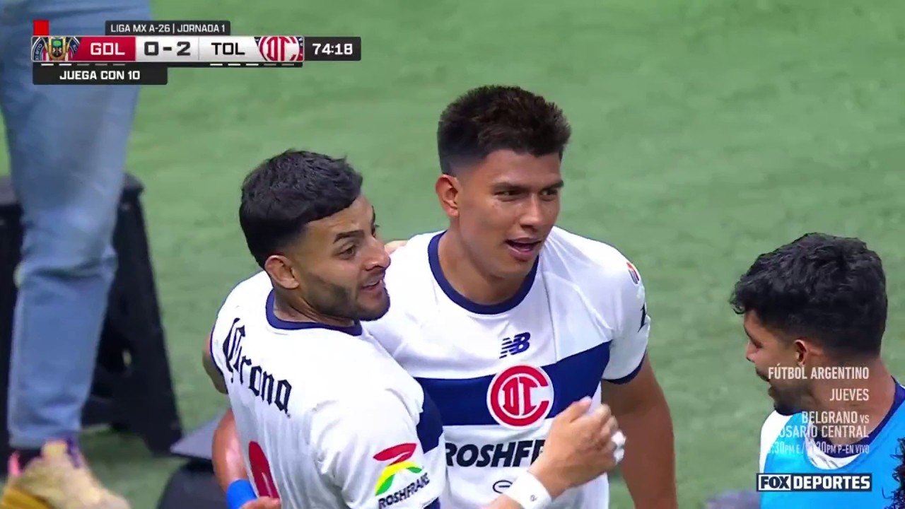 👹😎 GOL DE LA SENTENCIA Jesús Gallardo | Chivas 0-2 Toluca | Fecha 1 | Apertura 2026 | Liga MX
