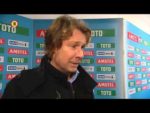 Hans Kraay jr verliest met JVC Cuijk met 5-1 van PEC Zwolle maar is toch trots op zijn ploeg