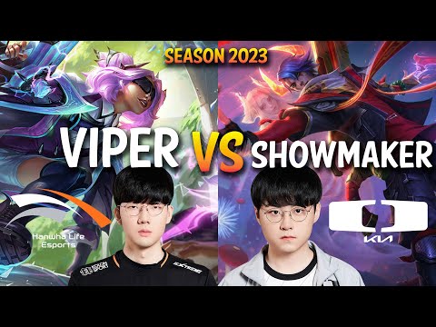 HLE Viper vs DK Showmaker - Viper ZERI vs Showmaker APHELIOS ADC - Patch 13.16 KR Ranked