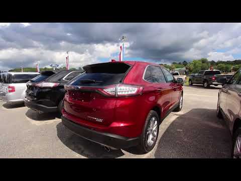 The 2017 Ford Edge Titanium Ruby Red | For Sale Review @ Ravenel Ford | June 2018