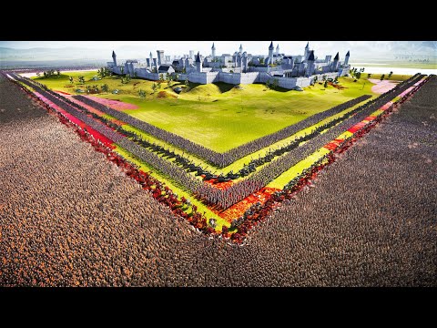 Humanity's Last Offensive Against Kingdom of Orcs & Giant Ogres - Ultimate Epic Battle Simulator 2