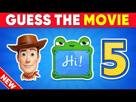 Guess the Movie by Emoji 🎬🍿 Movie Quiz 2026 | Toy Story 5, Michael, Mario, and more!