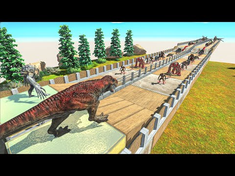 T-Rex & Scourge | Who Will Survive - Animal Revolt Battle Simulator