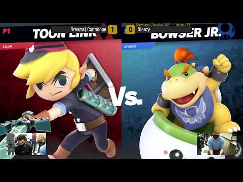 Throwdown Thursday 140 - Winners Round 2 - Dreams | Cantolope (Toon Link) vs Sleezy (Bowser Jr.)
