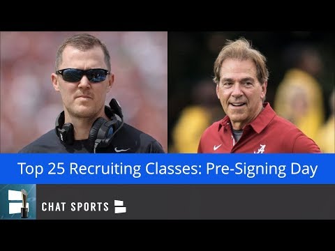 College Football Recruiting: Top 25 Recruiting Classes...