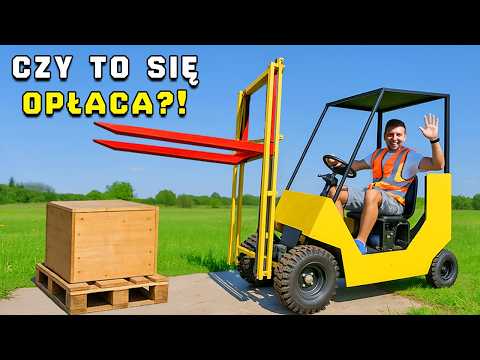 BUDUJEMY WÓZEK WIDŁOWY ZA GROSZE!