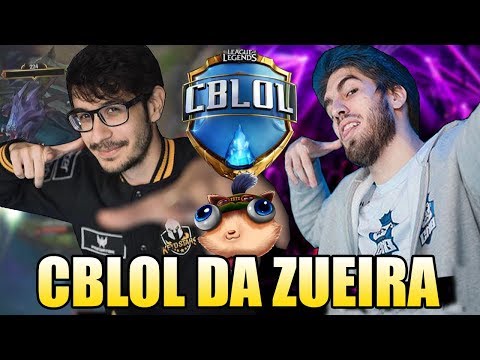 RAKIN DANÇANDO E ROUBO INACREDITÁVEL DO REVOLTA - CBLOL DA ZUEIRA