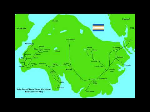 The Island Of Sodor Map