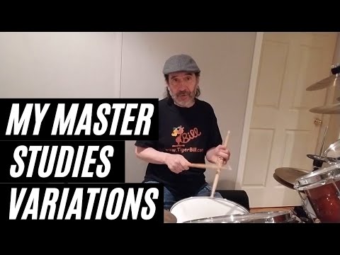 Drum Lessons: My Variations on Morello's Master Studies
