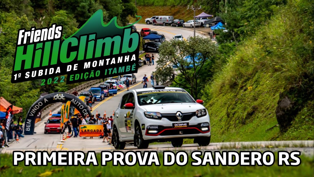 Estreia do Sandero RS Rally4 na 1ª Friends Hill Climb