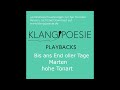 Bis ans End oller Tage Marten hoch Piano Playback Karaoke Instrumental