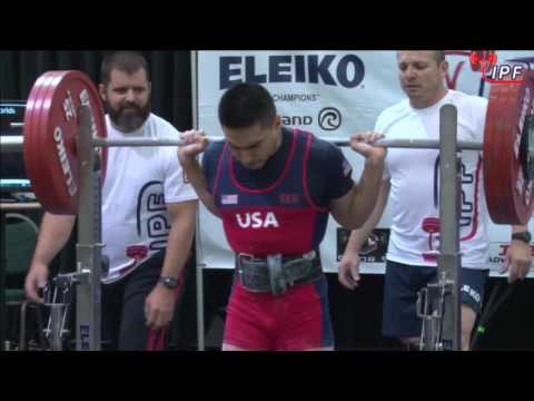 Shawn Frasquillo - 547.5kg 5th Place 59kg - IPF World Classic Powerlifting Championships 2016