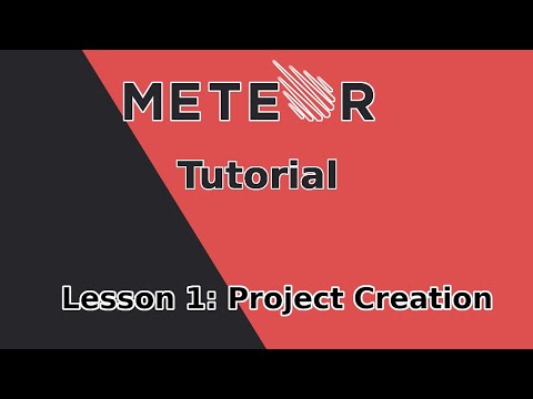 Creating A Meteor.js Project | Meteor Tutorial Part 1