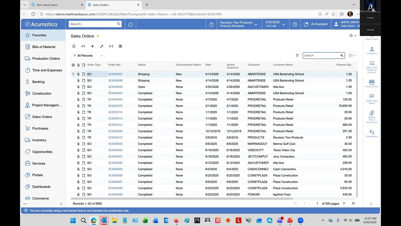 What’s New in Acumatica 2026 R1 – Distribution, Manufacturing, Projects, CRM, and Retail Commerce