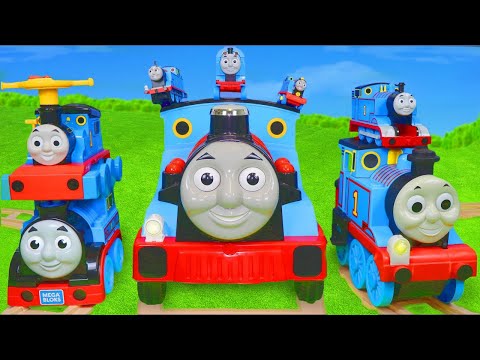 Une collection de trains Thomas