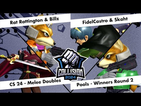 Collision 2024 Melee DOubles - Rat Rattington & Billz vs skaht - Pools Winners Round 2
