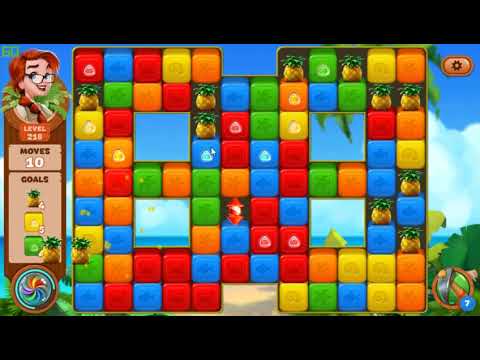 Lost Island Blast Adventure level 218