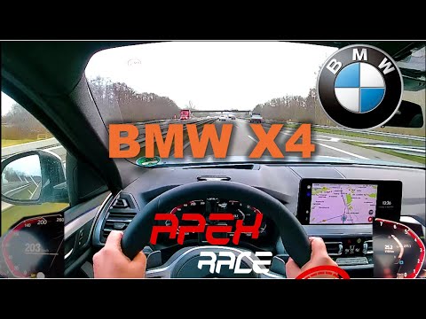 You don't need a powerful car in Germany! Why? Watch this video! German Autobahn - BMW X4 xDrive20i