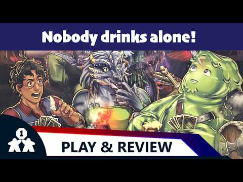 Nobody drinks alone! | Red Dragon Inn solo/co-op play and review | One Stop Co-Op Shop