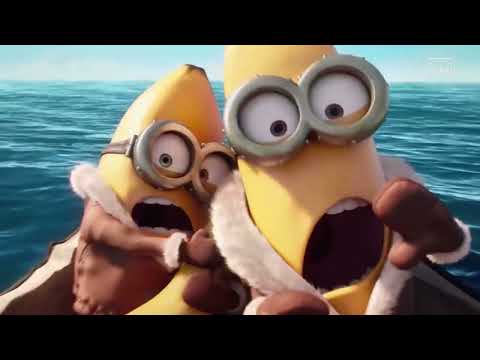 Stuart thinks Kevin and bob are bananas (minions scene)