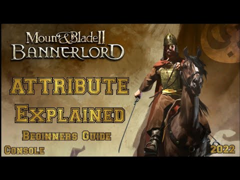 Mount & Blade 2 Bannerlord ATTRIBUTE EXPLAINED (CONSOLE) Beginner's Guide