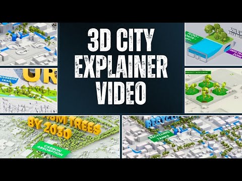 3D ISOMETRIC CITY EXPLAINER VIDEO DEMO BY MediaCraft.pl