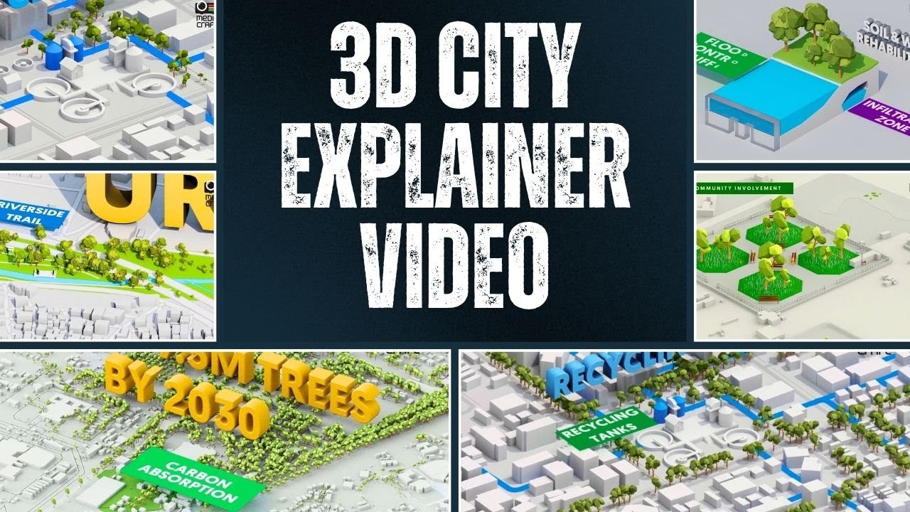 3D ISOMETRIC CITY EXPLAINER VIDEO DEMO BY MediaCraft.pl