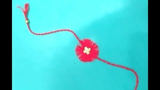Raksha Bandhan || Silk Thread Rakhi || Hand made Rakhi ( Do enable captions )